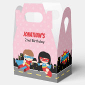 Superheld Favor Box (Kinderen van Birthday Feors) Bedankdoosjes (Geopend)