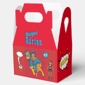 Superheld-foto van Super Special Kind Bedankdoosjes (Geopend)