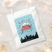 Superheld Friend Comic Valentijn Favor Bag Bedankzakje (Geknipt)