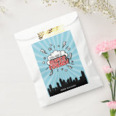 Superheld Friend Comic Valentijn Favor Bag Bedankzakje (Gezegeld)