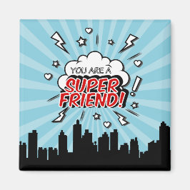Superheld Friend Comic Valentijn Magnet