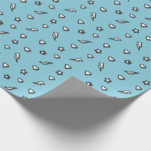 Superheld Friend Comic Wrapping Paper Cadeaupapier (Hoek)