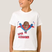 Superheld Fun Birthday Flying Boy Tremendous Gift T-shirt (Voorkant)