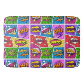 Superheld Gamer Comic-boekbadmat Badmat (Voorkant)