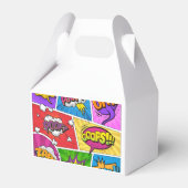 Superheld Gamer Comic book design FAVOR BOX Bedankdoosjes (Voorkant Zijde)