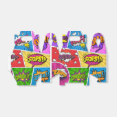 Superheld Gamer Comic book design FAVOR BOX Bedankdoosjes (Uitgevouwen)