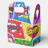 Superheld Gamer Comic book design FAVOR BOX Bedankdoosjes (Geopend)