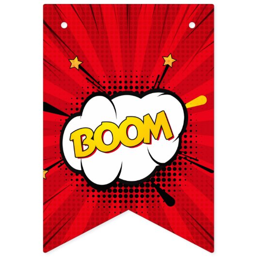 Superheld/Gamer Party banner (Tweede vlag)