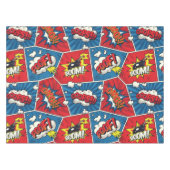Superheld/Gamer Party Table Cloth Tafelkleed (Voorkant (Horizontaal))