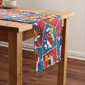 Superheld/Gamer Party Table Runner Korte Tafelloper (Voorbeeld)