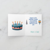 Superheld Gelukkig Verjaardagsontwerp voor Kindere Kaart (Binnen)