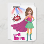 Superheld Geweldige unieke Amathday Kaart (Voorkant)