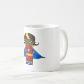 Superheld Girl Coffee Mok (Voorkant rechts)