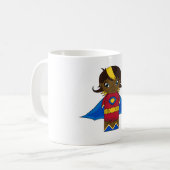Superheld Girl Coffee Mok (Voorkant links)