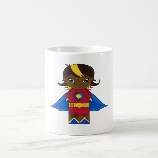 Superheld Girl Coffee Mok (Center)