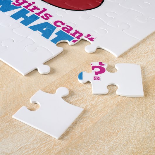 Superheld Girl Legpuzzel (Zijkant)