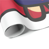 Superheld Girl Wrapping Paper Cadeaupapier (Rol Hoek)