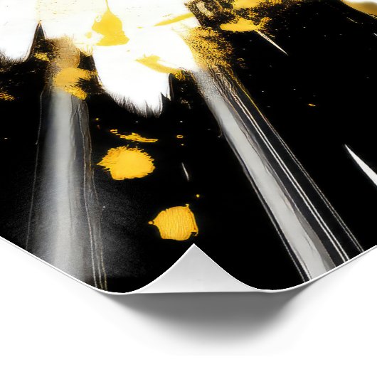 Superheld Goldendoodle Dog 01 - Ignacio rechter Perfect Poster (Hoek)