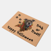 Superheld Halloween Pitbull Deurmat (Schuin)