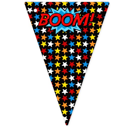 Superheld Happy Birthday Banner (Eerste vlag)