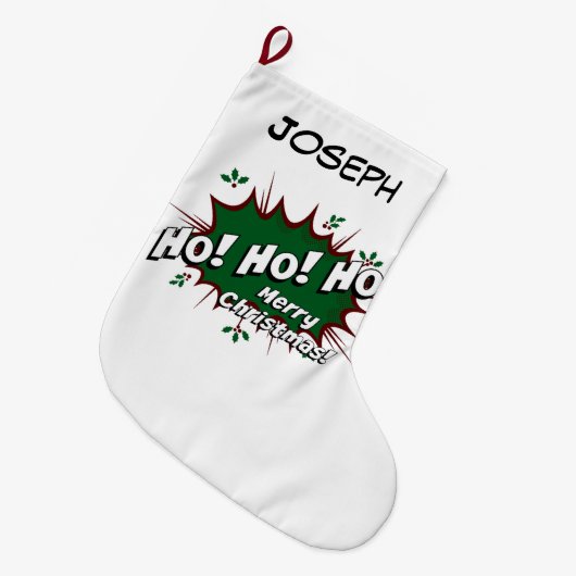 Superheld Ho! Ho! Ho! Grote Kerstsok (Voorkant (Hangend))