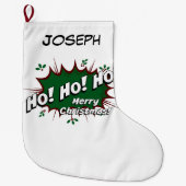 Superheld Ho! Ho! Ho! Grote Kerstsok (Voorkant)