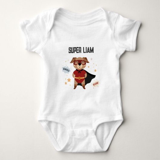 Superheld Hond Peuter T-shirt voor baby's (Voorkant)