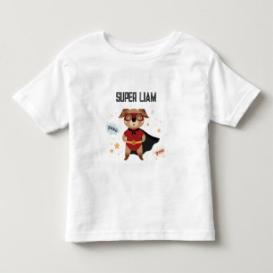 Superheld Hond Peuter T-shirt voor baby's