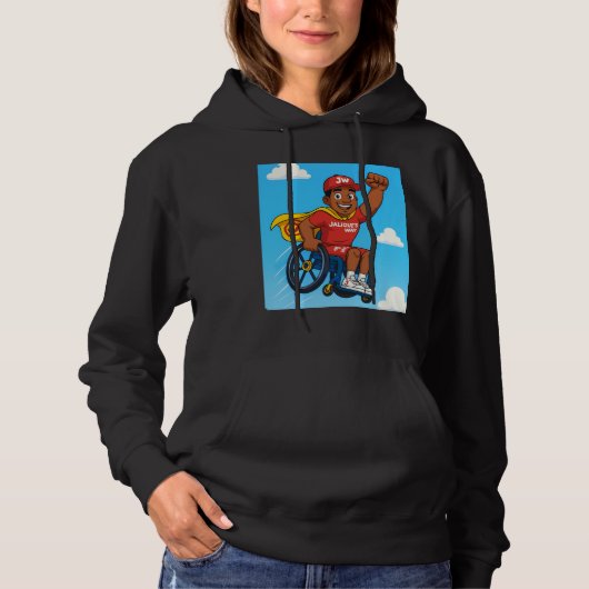 Superheld Hoodie Dames (Voorkant)