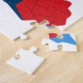 Superheld in actie legpuzzel (Zijkant)