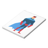 Superheld in actie notitieblok (Linkerzijde)