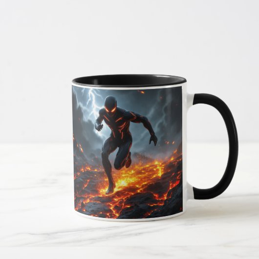 Superheld in high-tech moulante. mok (Rechts)