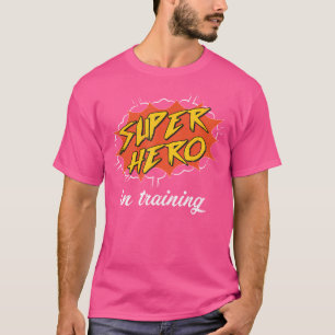 Superheld in opleiding politieman Brandweerman Emt T-shirt