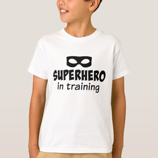 Superheld in training t-shirt (Voorkant)