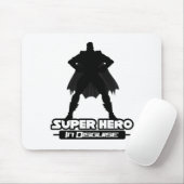 Superheld in vermomming muismat (Met muis)