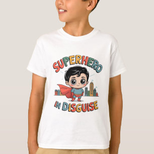 Superheld in vermomming t-shirt