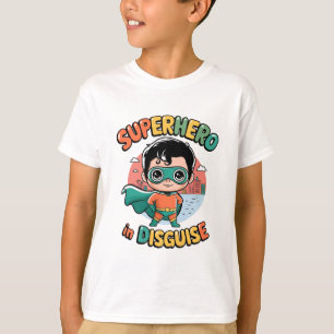 Superheld in vermomming t-shirt