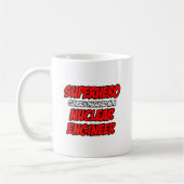 Superheld.. ingenieur kernenergie koffiemok (Links)