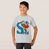 Superheld Jongen 4e Verjaardag Tshirts en geschenk (Voorkant volledig)