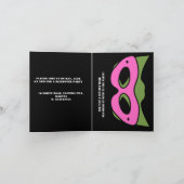 Superheld jongen Pink & Green Game Avatar en maske (Binnen)