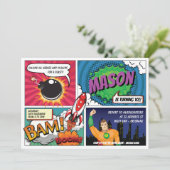 Superheld Kaart (Staand voorkant)