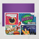 Superheld Kaart (Voorkant / Achterkant)