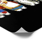 Superheld Katten Kitty Katten Lover Super Kitte Poster (Hoek)