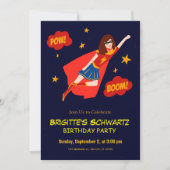 Superheld Kids Birthday Kaart (Voorkant)