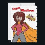 Superheld Kids Birthday Kaart<br><div class="desc">Vrouw Champion Superheld Photo Template Birthday: gebruik een portret van hoge kwaliteit. Kies "verder aanpassen". U moet de schaalfunctie en de pijltoetsen gebruiken om het afbeelding rond te bewegen om het gezicht op de rechterplaats te krijgen. Druk op de knop "ctrl" op het toetsenbord terwijl u tegelijkertijd de muis- of...</div>