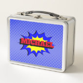 Superheld Kinder Comic Book Persoonlijke naam (Voorkant)