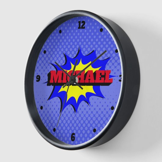 Superheld Kinder Comic Book Persoonlijke naam (Hoek)