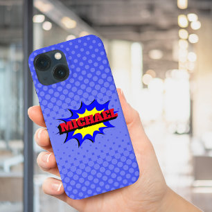 Superheld Kinder Comic Book Persoonlijke naam Case-Mate iPhone Case