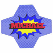 Superheld Kinder Comic Book Persoonlijke naam Voetbal (Enkel)