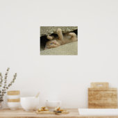 Superheld Kitty Kat Humor Poster (Keuken)